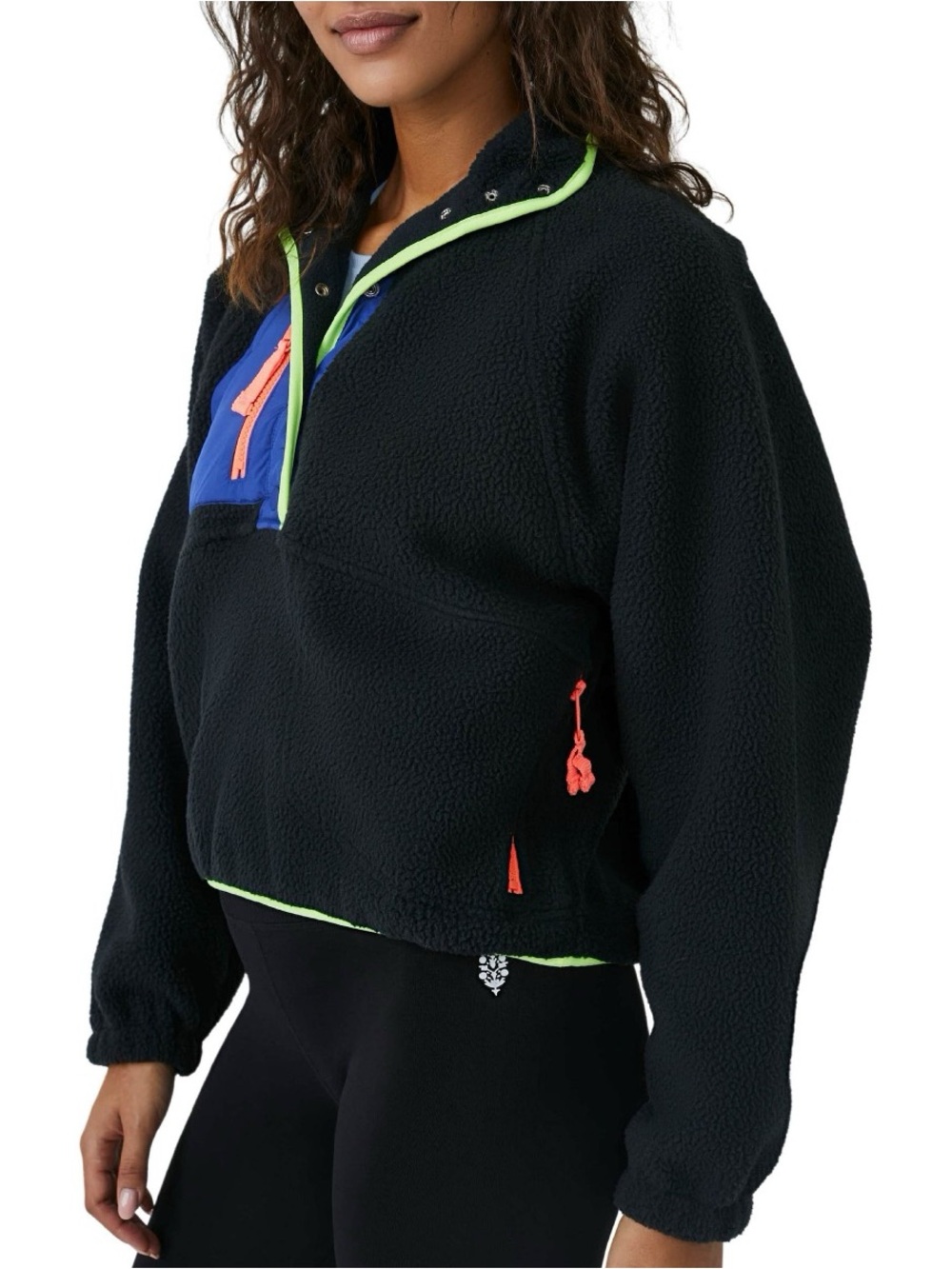 Free People ‘Hit The Slopes’ Colorblock Pullover